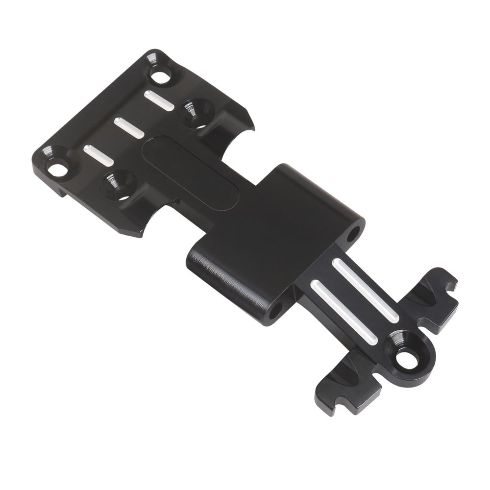 JOYSOG RC Chassis Armor for Tamiya 1/10 Hornet EVO Metal Front Chassis Skid Plate Upgrade Parts (Black)