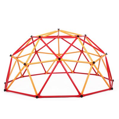 lafengyan Kids Metal Climbing Dome for Outdoor Play - Durable Steel Frame Adventure Climber with Stable Triangular Support Structure