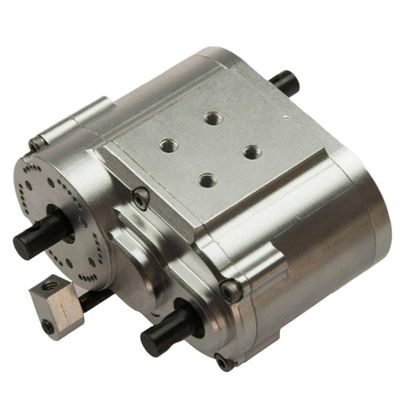2 Speed Transfer Case Gearbox Transmission Box Compatible with 1 10 Scale RC Crawler Cars 4WD Upgrade Parts Compatible with Remote Control Vehicles