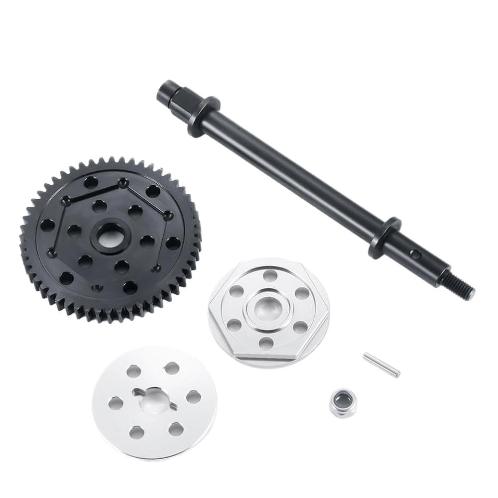 1/6 Scale Metal Spur Gear Motor Transmission Gears Set Compatible with SCX6 AXI05000 and AXI05001 Trail Honcho Upgrade Parts