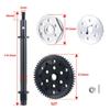 1/6 Scale Metal Spur Gear Motor Transmission Gears Set Compatible with SCX6 AXI05000 and AXI05001 Trail Honcho Upgrade Parts view 3