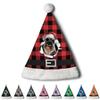 CafeTime Custom Schnauzer Dog Santa Hat for Adutls Christmas Hats Headwear Unisex Holiday Comfort Velvet Xmas Hat for New Year Festive Party 38 view 1