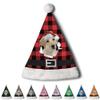 CafeTime Custom Labrador Retriever Dog Santa Hat for Adutls Christmas Hats Headwear Unisex Holiday Comfort Velvet Xmas Hat for New Year Festive Party 20 view 1