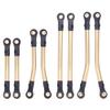 8Pcs Brass Links Set for 1/18 RC Crawler Car Chassis Suspension Clearance Upgrade Parts Compatible with view 1