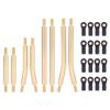 8Pcs Brass Links Set for 1/18 RC Crawler Car Chassis Suspension Clearance Upgrade Parts Compatible with view 2