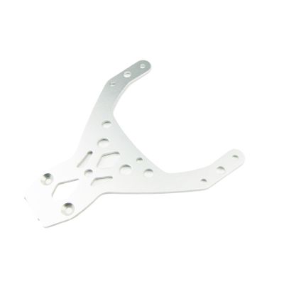 2nd Floor Front Upper Plate for HPI for Baja 5B SS 5T 5SC KM for Rovan Truck Buggy(Silver)
