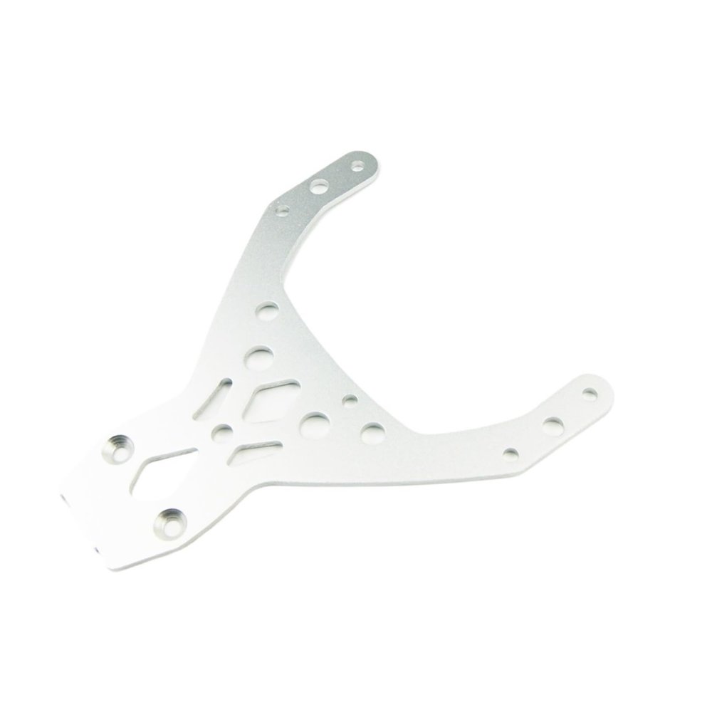 2nd Floor Front Upper Plate for HPI for Baja 5B SS 5T 5SC KM for Rovan Truck Buggy(Silver)