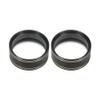 95g Brass 1.9 Inch Wheel Weights with Internal Clamp Rings Compatible with 1 10 Scale Rc Rock Crawlers Fits Ii Models Like 90046(2PCS Black) view 1