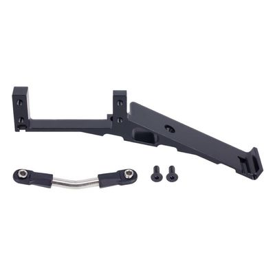 Aluminum Servo Mount with Steering Link for 1/10 RC Crawler Car Stock Axle Upgrade Parts Compatible with 1/10 RC Crawler Car