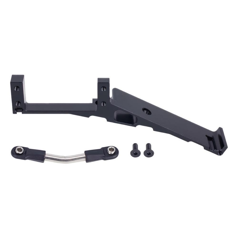 Aluminum Servo Mount with Steering Link for 1/10 RC Crawler Car Stock Axle Upgrade Parts Compatible with 1/10 RC Crawler Car