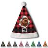 CafeTime Custom Poodle Dog Santa Hat for Adutls Christmas Hats Headwear Unisex Holiday Comfort Velvet Xmas Hat for New Year Festive Party 13 view 1
