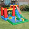6-in-1 Inflatable Bounce House with Water Slide Pool for Kids Outdoor Backyard Play view 2