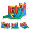 6-in-1 Inflatable Bounce House with Water Slide Pool for Kids Outdoor Backyard Play view 3