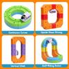 Electric Train Set for Kids, 3D Infinity Flexible Track, DIY Track Building Kits with Train and Traffic Signs Traffic, STEM Gravity-Defying Learning Toy for Boys Girls 3 4 5 6 7 8 Birthday (Advanced) view 4