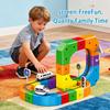 Electric Train Set for Kids, 3D Magic Rail Cube, STEM Train Toy Set, Traffic Signs, 3D Racing Track Set with Electric Train for Boys and Girls Aged 3 4 5 6 7 8 9 10 Years Old Birthday view 3