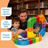 Electric Train Set for Kids, 3D Magic Rail Cube, STEM Train Toy Set, Traffic Signs, 3D Racing Track Set with Electric Train for Boys and Girls Aged 3 4 5 6 7 8 9 10 Years Old Birthday view 4
