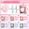24 Pack Valentines Gemstones Dig Kit for KidsValentines Cards with Gems Crystal Excavation, School Classroom Valentines Exchange Gifts,Party Favors for Boys and Girls view 2