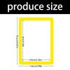 10PCS PVC Card Protectors with & Vibrant Borders for Anime Trading Cards Storage PVC Card Sleeves view 3