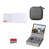 Miy Mini Flip 2.8-Inch IPS Screen Retro Handheld Game Console + Flip Onion SD Card 256G + Tempered Glass Screen Protector + Storage Bag view 1