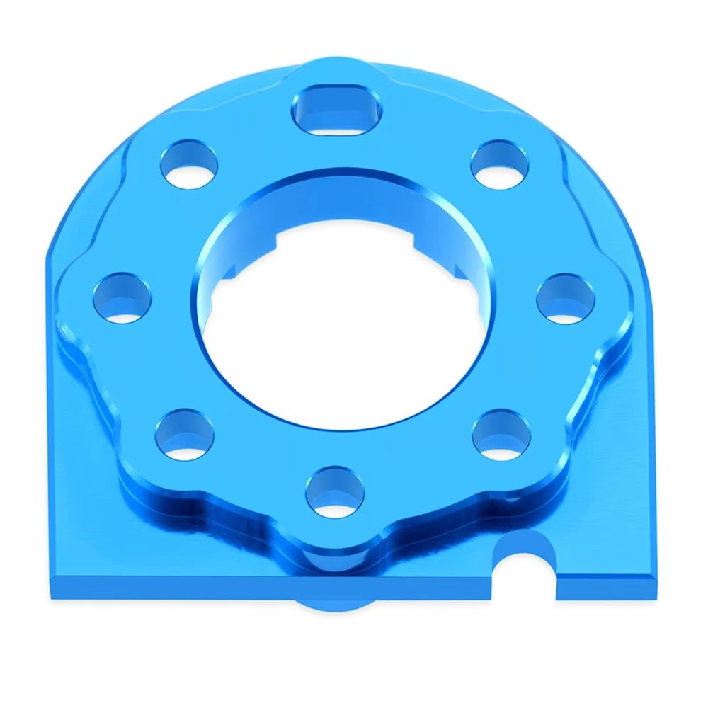 Rc Toys Parts For Tamiya For TT01 1/10 Aluminum Alloy Motor Mount Base Bracket For On Road RC Car Upgrade Parts Accessories(Blue)