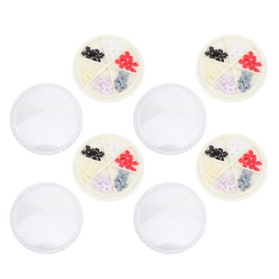 72pcs Hair Bows Colorful Plastic DIY Accessories Girl Crafts Lover Hair Clips Toddler Accessories Plastic Clips