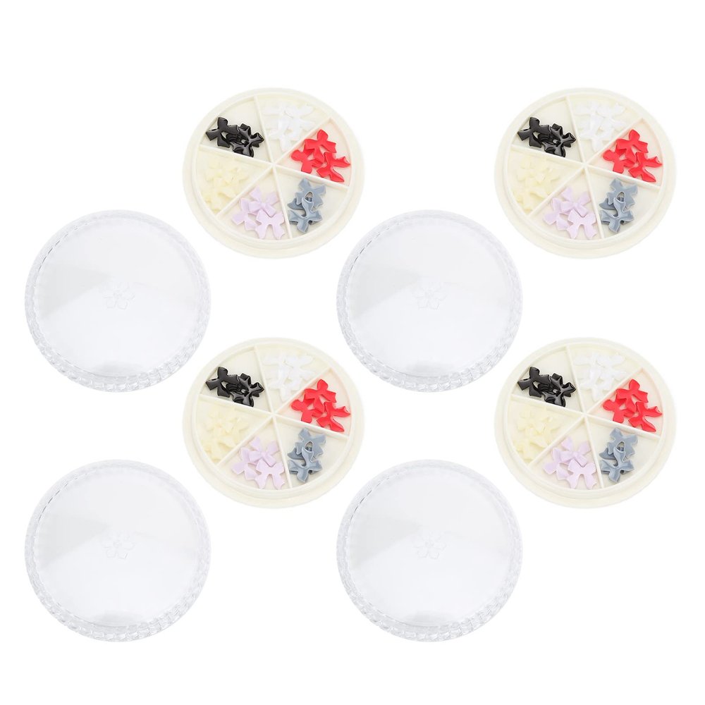 72pcs Hair Bows Colorful Plastic DIY Accessories Girl Crafts Lover Hair Clips Toddler Accessories Plastic Clips