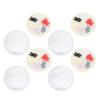 72pcs Hair Bows Colorful Plastic DIY Accessories Girl Crafts Lover Hair Clips Toddler Accessories Plastic Clips view 1
