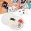 72pcs Hair Bows Colorful Plastic DIY Accessories Girl Crafts Lover Hair Clips Toddler Accessories Plastic Clips view 2