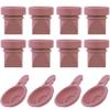12PCS Breast Pump Parts, 8PCS Duckbill Valves & 4pcs Silicone Diaphragm Compatible with Momcozy M9 Wearable Breast Pump, Replace for M9 Pump Parts, Breastfeeding Accessories, NOT Original Pump Parts view 1
