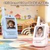 Video Walkie Talkie Toys for Age 3-12 Boys Girls, 2 Pack Rechargeable Walkie Talkies with Screen,Long Range 2 Way Radio with 4 Voice Effects, Christmas Birthday Gifts for Kids Indoor Outdoor Camping view 2