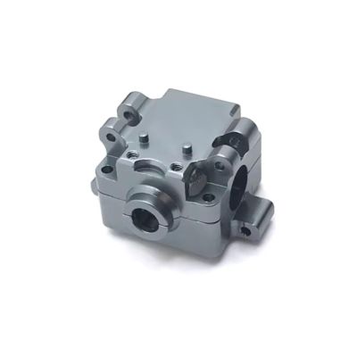BOQEXSS Rc Toys Parts for WLtoys 284131 for K969 K979 K989 K999 P929 P939 1/28 Metal Upgrade Front and Rear Gearbox RC Car Parts Accessories(Dark Grey)