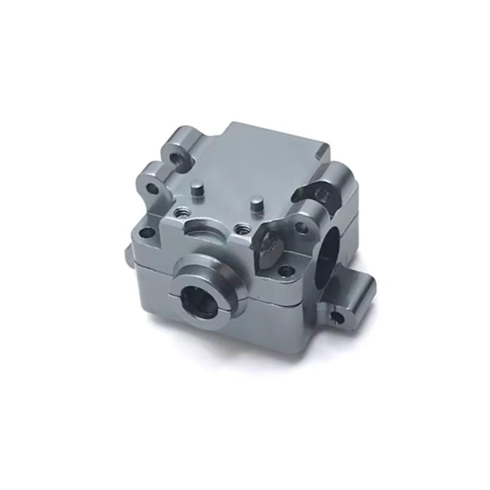 BOQEXSS Rc Toys Parts for WLtoys 284131 for K969 K979 K989 K999 P929 P939 1/28 Metal Upgrade Front and Rear Gearbox RC Car Parts Accessories(Dark Grey)