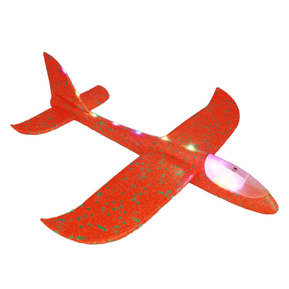 Foam Airplane Glider  Foam 48cm | Manual Throw Kids Airplane Toy | Aircraft Model with Stunt, Direct, and Maneuver Function for Outdoor Play, Children and Adults