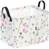 ACMUUNI Rectangle Gift Shelf Nursery Storage Basket Laundry Hamper Storage Box and Bins for Home Clothes with Handles view 1