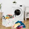 ACMUUNI Rectangle Gift Shelf Nursery Storage Basket Laundry Hamper Storage Box and Bins for Home Clothes with Handles view 4