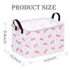 ACMUUNI Rectangle Gift Shelf Nursery Storage Basket Laundry Hamper Storage Box and Bins for Home Clothes with Handles view 2
