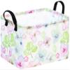 ACMUUNI Rectangle Gift Shelf Nursery Storage Basket Laundry Hamper Storage Box and Bins for Home Clothes with Handles view 1