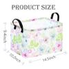 ACMUUNI Rectangle Gift Shelf Nursery Storage Basket Laundry Hamper Storage Box and Bins for Home Clothes with Handles view 2