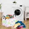 ACMUUNI Rectangle Gift Shelf Nursery Storage Basket Laundry Hamper Storage Box and Bins for Home Clothes with Handles view 3