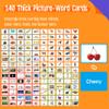 140 Noun Picture-Word Cards, Picture Flashcards Language Builder Visual Aid Speech Development Tool for Autism, ESL Teaching Materials for Adults, Non-Verbal Children Vocabulary Builder for Toddlers view 2