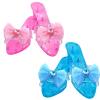 2 Pair Princess Shoes High Heels Little Girls Cute Princess Dress Up Shoes Portable Pretend Play Crystal Heels Girls Dressing-up Costumes For Girl Age 3-6 (618.54.5cm) view 1