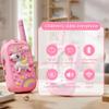 Kahopy Video Walkie Talkies for Kids, Rechargeable Kids Walkie Talkies 2 Pack, 1000FT Range, Fun Toys for Indoor Outdoor Play, Birthday Gifts for Boys and Girls Ages 3-12 (Pink+Pink) view 3