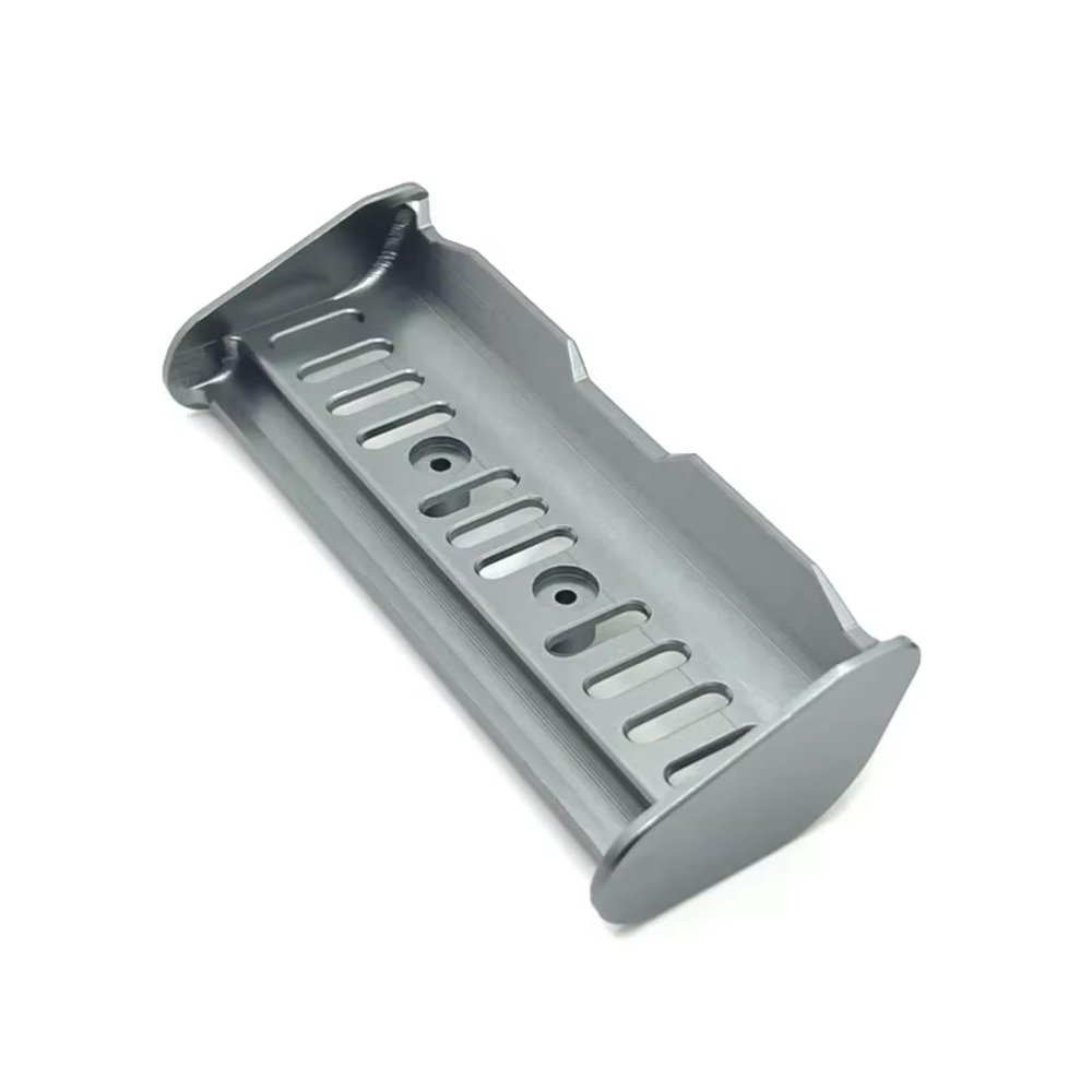 MYHWDRNU RC Car Parts Compatible with MJX 14209 14210 16207 16208 16209 16210 H16 M162 163 1/14 1/16 RC Car Parts Accessories Metal Tail Wing Rear Spoiler(Gray)