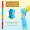 Pinata Stick Set, 4-Piece Piata Kit with Blindfold and Pull String, Suitable for Adults Can Have Fun at Any Party, Fun Toy for Birthday Parties, Family Gatherings (Rainbow) view 4