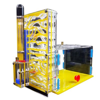 DIY T-Design Feeding Area Acrylic Farm Villa Mania House Birthday Present for Enthusiasts & Collectors (Yellow)