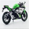 Collection 1:12 Motorcycle Model Diecasts Portable Racing Finger Motobike Simulation Collection Toys for for Ninja 250(Green White) view 1