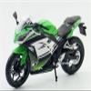 Collection 1:12 Motorcycle Model Diecasts Portable Racing Finger Motobike Simulation Collection Toys for for Ninja 250(Green White) view 2