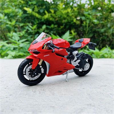 Collection 1/18 Motorcycle Model Diecasts Portable Racing Finger Motobike Simulation Collection Toys for Ducati 1199 Panigale