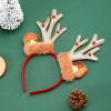 AZHOUQIBD Christmas with ears and deer antlers headband view 2
