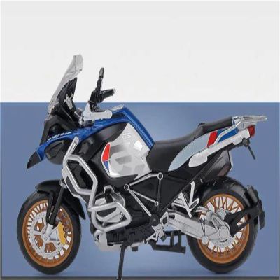 Collection 1:12 Motorcycle Model Diecasts Portable Racing Finger Motobike Simulation Collection Toys for BMW R1250 GS(Blue)